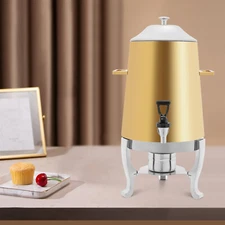 Beverage Dispenser Hot Drink Dispenser Coffee Dispenser with Stand & Fuel Holder