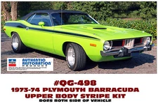 GE-QG-498 1973-74 PLYMOUTH BARRACUDA - UPPER BODY SIDE STRIPES