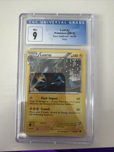 Luxray graded CGC 9 for sale on eBay