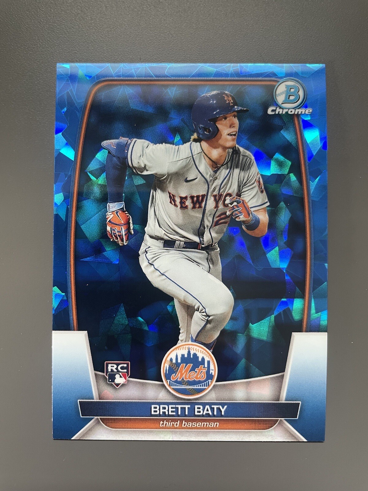 2023 Bowman Chrome Sapphire Edition Brett Baty #15 Rookie RC New York Mets