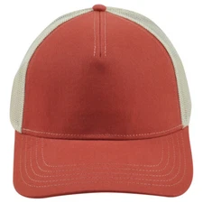 American Needle Yellow White Brushed Twill Snapback Trucker Mesh Adults Hat Cap