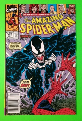 Amazing Spider-Man Lot #332 & #333, Both NEWSSTAND; Venom; Marvel
