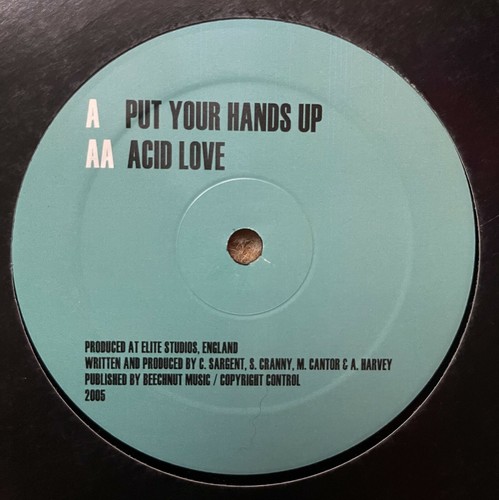 Scam PUT YOUR HANDS UP / ACID LOVE 12" DJ Vinyl Breaks Breakbeat Deepcut Krafty - 第 1/2 張圖片