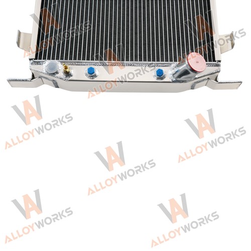 4Rows Aluminum Radiator Fit 1932 Ford HI Boy Street Rat Rod GM Chevy V8 ...