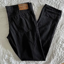 Dolce & Gabbana Men's Sz. 54  (35" x 34") Hollywood Cowboy "Gold 14" Jeans Black