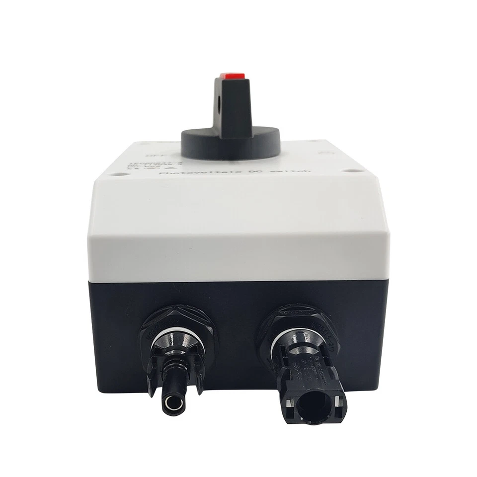 Photovoltaik Trennschalter Elektro Solarschalter Wasserdicht IP66 PV 32A DC1200V - Bild 3 von 4