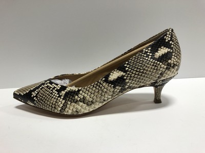 Vionic Kit Josie Womens Pump Heel Snake 