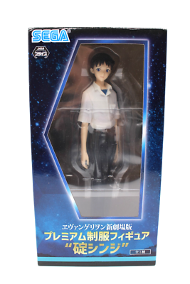 FIGURINE SEGA EVANGELION Ritsuko Akagi Shinji Ikari 10 cm poupée jouet