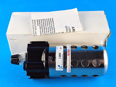 NEW Arrow Pneumatics L353 In-Line 3/8'' Arrowfog Tool Lubricator W/Metal Bowl