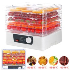 350W Electric Food Dehydrator 5 Tray Fruit Meat Beef Dryer Veg Preserver Machine