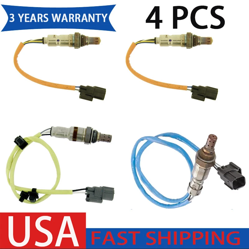 Sensor de oxígeno 4 piezas para Honda Pilot 2012 2013 2014 2015 3,5 L V6 36532RN0A01 Foto 2 de 4