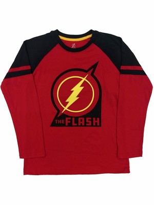 Superhero Flash T Shirt Child DC Comics Boys Red Black The Flash T