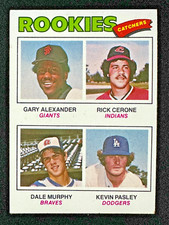 Gary Alexander RC/Rick Cerone RC/Dale Murphy RC 1977 Topps #476 Rookie Catchers