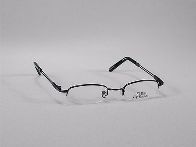 Childrens Eyeglass Frames Glasses Kid Brown Girls Boys Half-Rim Semi-Rimless