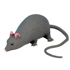 Imperial Realistic 5.5"  8" Tail Rodent Rat Jiggly EPS Bead Filling Soft Rubber