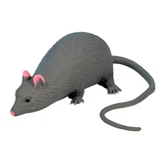 Imperial Realistic 5.5" + 8" Tail Rodent Rat Jiggly EPS Bead Filling Soft Rubber