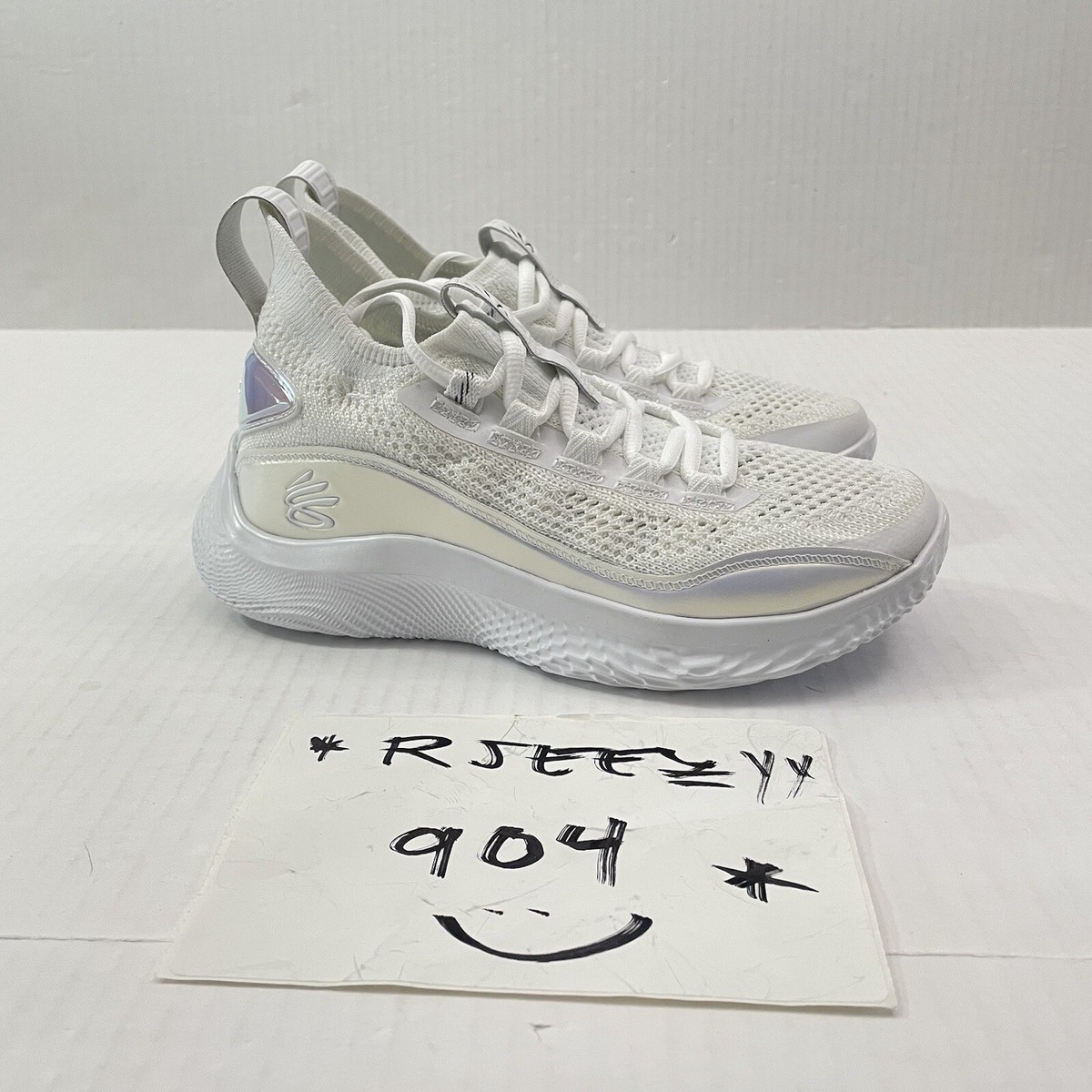 GS Size 4Y Womens Under Armour Steph Curry White