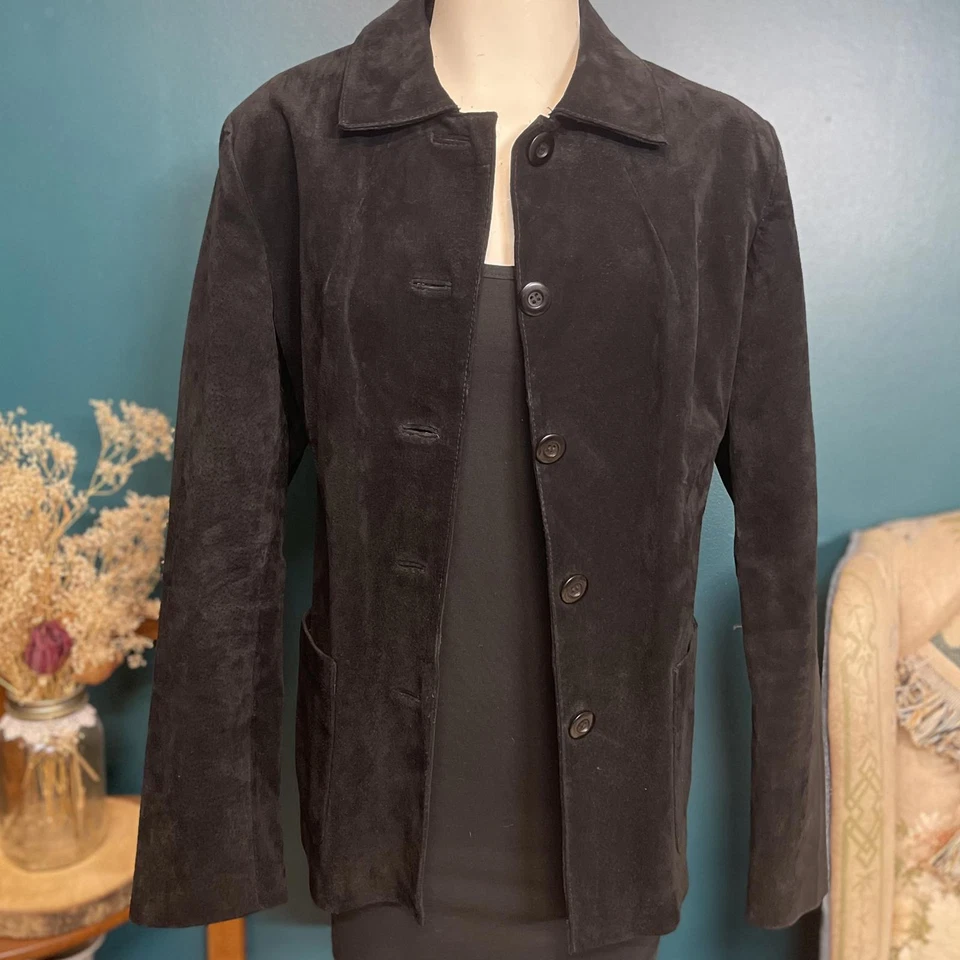 Chaqueta de gamuza genuina Northern Traditions talla M nueva sin etiquetas Foto 3 de 4