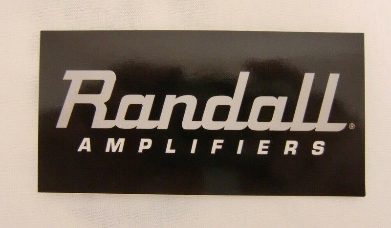RANDALL GUITAR AMPLIFIERS DECAL CASE BUMPER STICKER BASS AMP NICE NEW RARE
