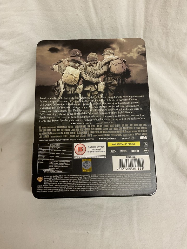 Band Of Brothers (Box Set) (DVD, 2010) LIKE NEW FREE UK SHIPPING