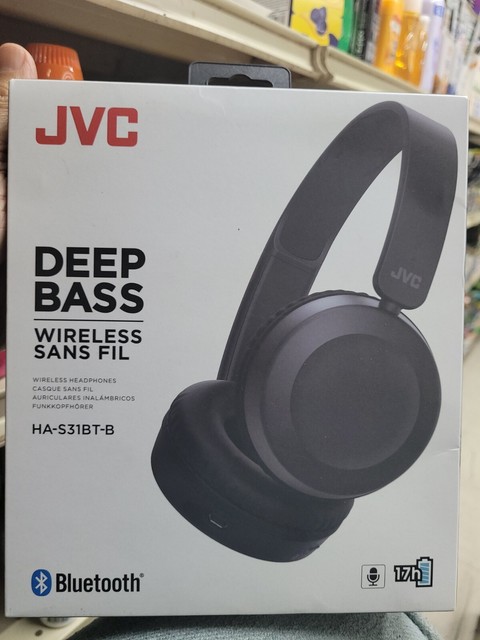 JVC HAS31BTB Foldable Bluetooth On-ear 