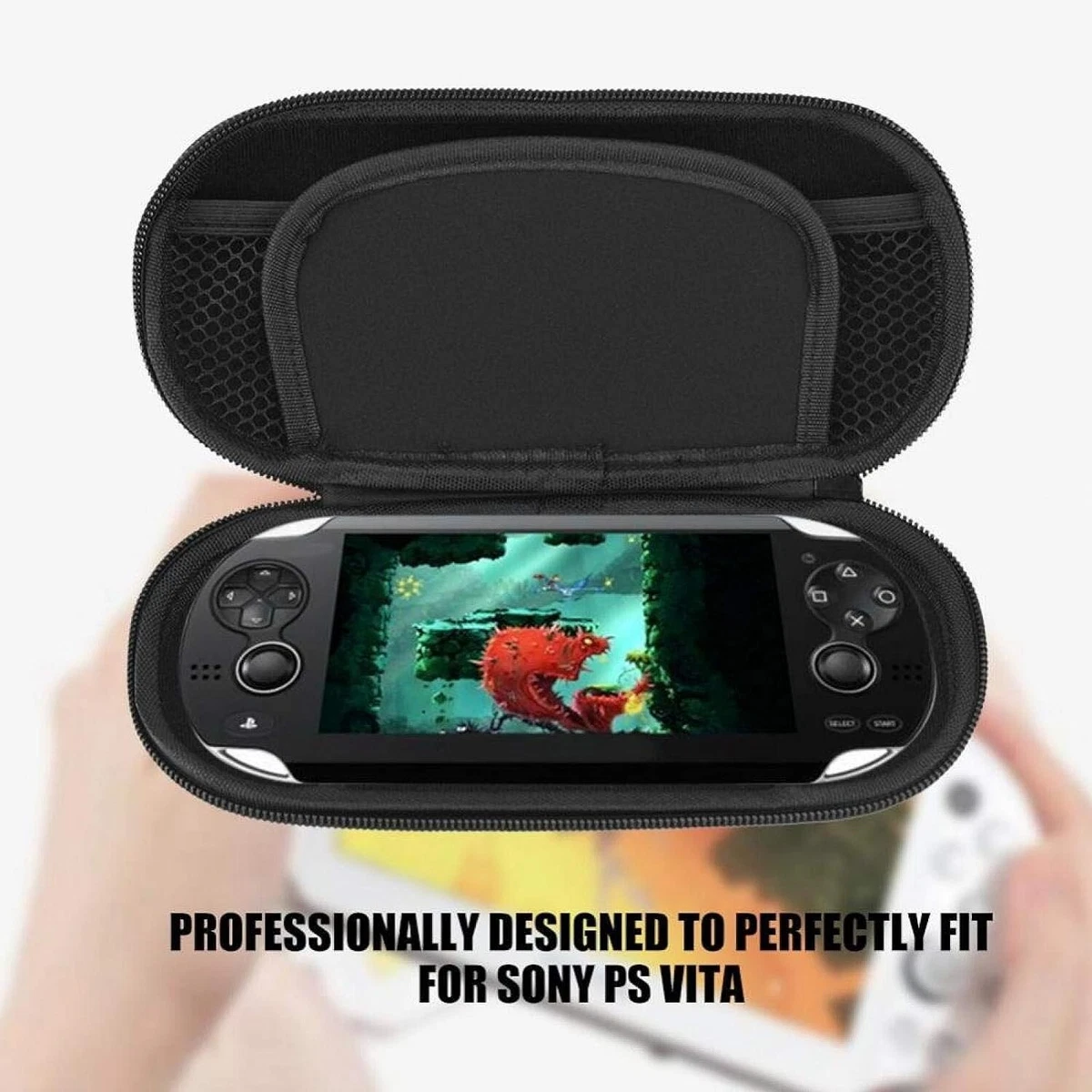 Ps Vita Psp Coque Protection Housse Sacoche Pochette Voyage Portefeuille