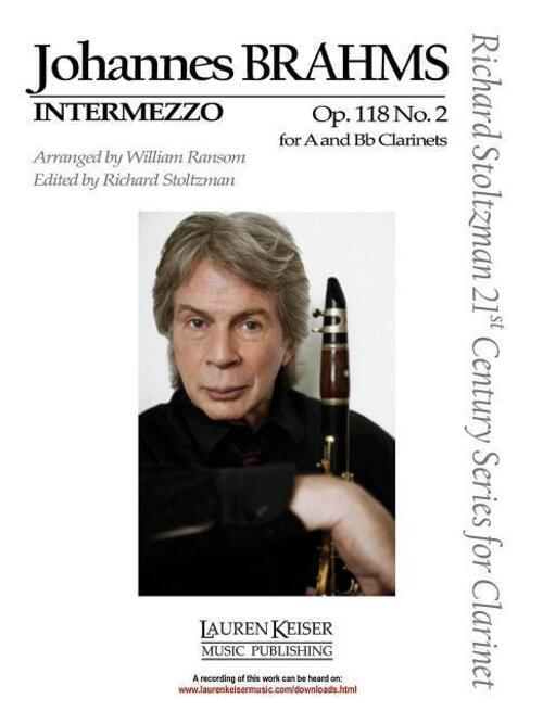 Thumbnail - Intermezzo, Op. 118, No. 2: Clarinet In A Or B-flat And Piano