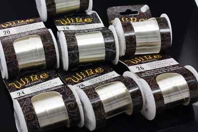 LACQUERED tarnish Resistant Craft Wire Beadsmith 3 Colors 7 Gauges Free Shipping