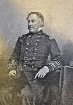 #ad #ad 1886 Vintage Magazine Illustration Rear Admiral David Farragut $19.99