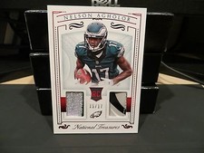 National Treasures Rookie Parallel Jersey Eagles Nelson Agholor 15/17  2015