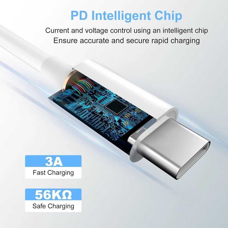 Wholesale PD 60W Fast Charger Cable USB C to USB-C Cord For iPhone Air 15 16 17 - Image 3 of 4