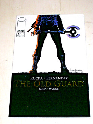 The Old Guard #1 Gold Foil Variant Cover NM Image 2017 Netflix series