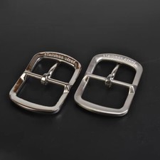 Solid Stainless Belt Buckle Vintage Classical Tongue Pin Hippie for 38/39mm Belt