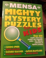 Mensa Mighty Mystery Puzzles for Kids Pb By Robert Allen