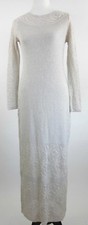 Sarasola Evening Dress Size P SMALL Light Champagne Metallic Knit Stunning!