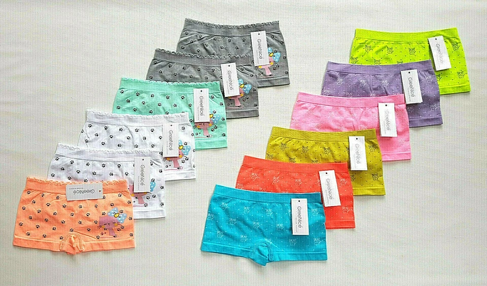 GREENICE 6 ER PACK PANTY HIPSTER SLIP BOXERSHORTS UNTERWÄSCHE HOSE GR. 104 - 146 #6
