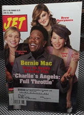 Drew Barrymore Bernie Mac Angels Black Interest Vtg Jet Magazine June 30, 2003