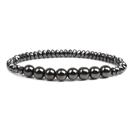 Retro Triple Protection Necklace Tiger Eye Hematite Obsidian Stone Men Bracelets - Picture 41 of 43