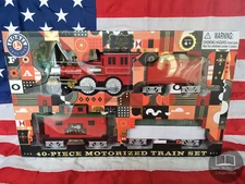 NEW F.A.O. Schwarz - 40 Piece Motorized Train Set Electric
