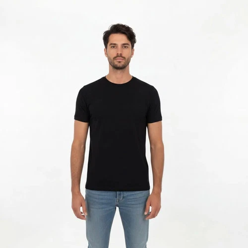 NWT Men's Bamboo Cotton T-Shirt 4 Pack Bundle 4 Colors Crew Neck Soft Tee - product listing photo