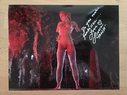 Linnea Quigley Signed 8.5 By 11