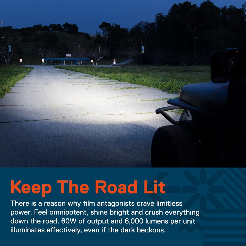 3" White LED Cube Pod Work Light Fog Spot for UTV ATV Jeep Truck Offroad Driving - Image 4 of 4