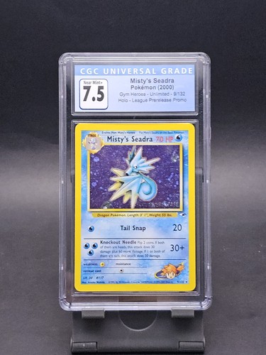Misty's Seadra (Unlimited) graded CGC 7.5 for sale on eBay