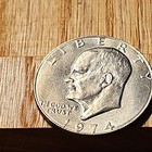 1974 Eisenhower $1 Ike Dollar  Business Strike Copper KM#203 — photo 2