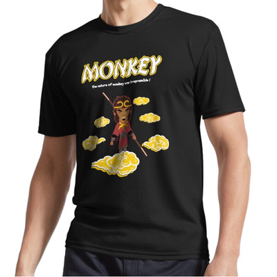 New Monkey Magic - The Nature Of The Monkey Logo T-Shirt Funny Size S to 5XL