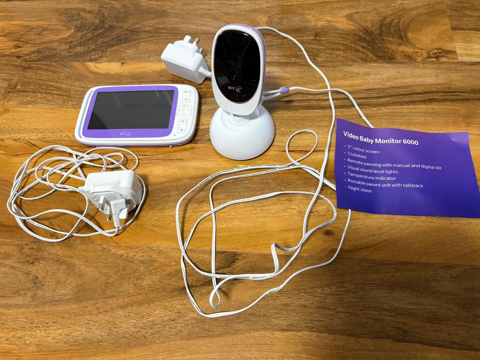 BT Audio Baby Monitor 6000 - No box