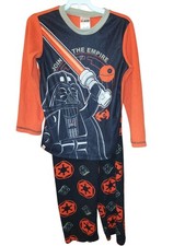 Disney Lego Starwars Boys Fleece 2 Pc Pajama Set Size 8  Darth Vadar