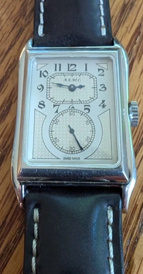 Relógio médico feito na Suíça EPOS (AEWC) - Automático, mostrador guilhochê + safira - Imagem 4 de 4