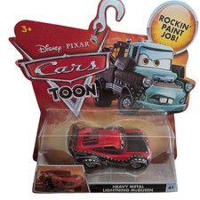 Disney Pixar Cars Toon Heavy Metal Lightning McQueen Die-Cast Mattel 41 NEW