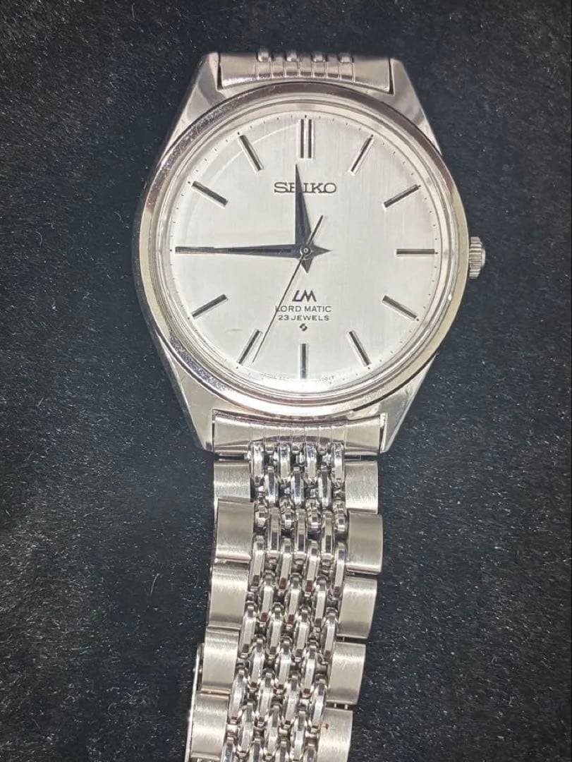 SEIKO Lord Matic 5601 9000 23 Jewels Automatic Mens Watch 34mm Vintage Authentic image 2